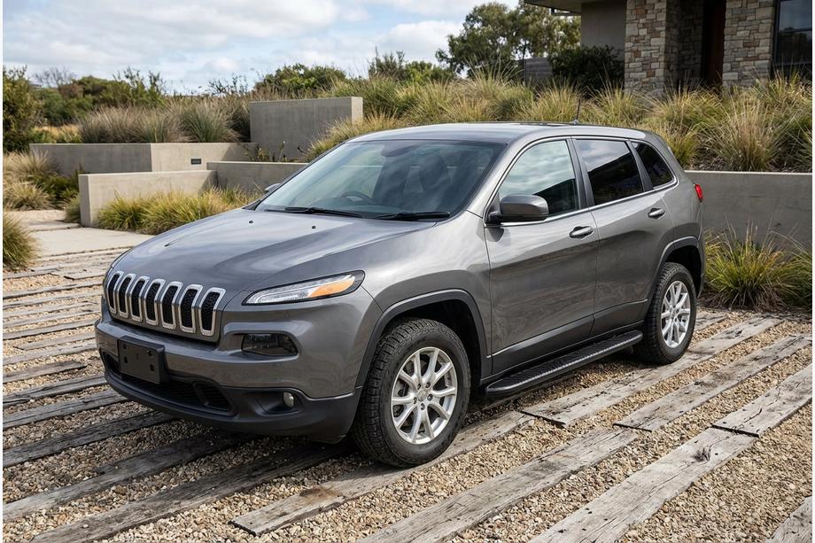 Jeep Cherokee KL 2013– Boční nášlapy Bosphore Black (2 ks, hliník) Image