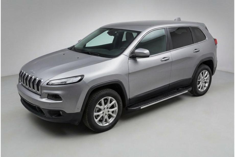 Jeep Cherokee KL 2013– Boční nášlapy Bosphore Grey (2 ks, hliník) Image