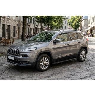 Boční nášlapy Tayga Black (2 ks, hliník) Jeep Cherokee KL 2013– fotografie 1