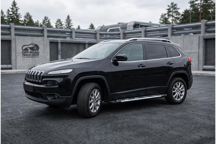 Jeep Cherokee KL 2013– Boční nášlapy Sunrise (2 ks, hliník) Image