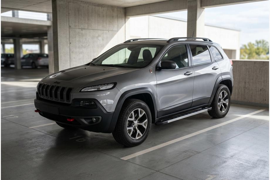 Jeep Cherokee KL 2013– Boční prahy RedLine V1 (2 ks, hliník) Image