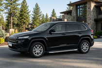 Jeep Cherokee KL 2013– Boční nášlapy BlackLine (2 ks, hliník) fotografie 1
