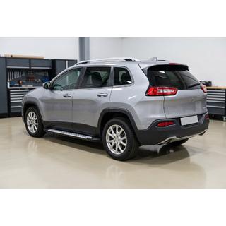 Boční nášlapy Allmond Grey (2 ks, hliník) Jeep Cherokee KL 2013– fotografie 1