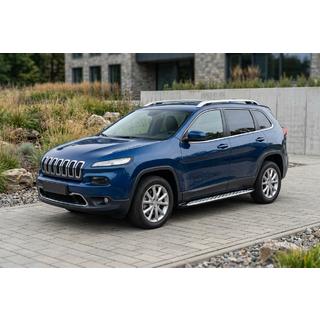 Boční prahy Shining V1 (2 ks, hliník) Jeep Cherokee KL 2013– fotografie 1