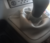 Renault Kangoo 2008–2020 Kožená manžeta řadicí páky (šedá) fotografie 3