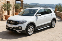 Volkswagen T-Cross 2019– Boční prahy Shining V1 (2 ks, hliník) fotografie 1