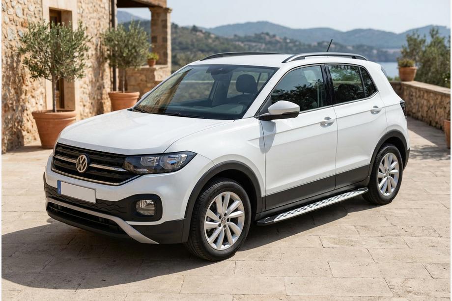Volkswagen T-Cross 2019– Boční prahy Shining V1 (2 ks, hliník) Image