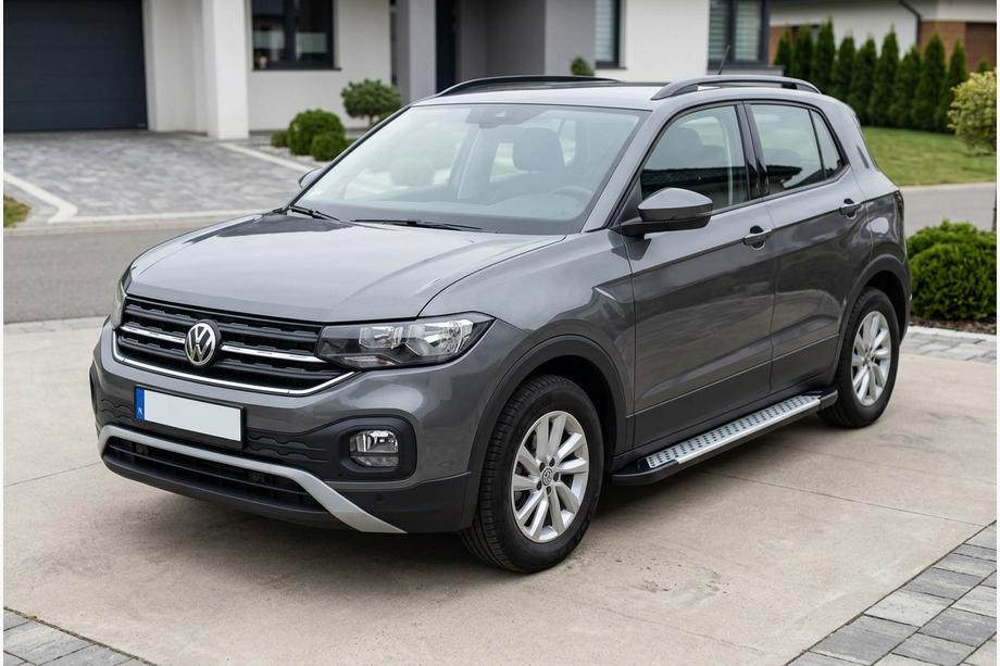 Volkswagen T-Cross 2019– Boční nášlapy Allmond Grey (2 ks, hliník) Fotografie 1
