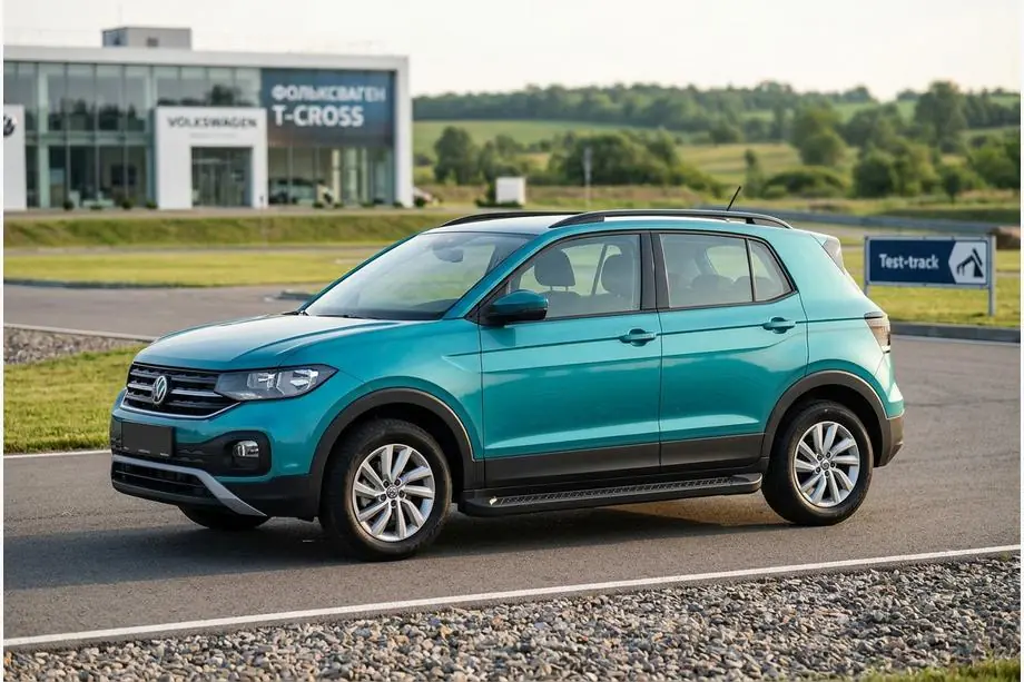 Volkswagen T-Cross 2019– Boční prahy Allmond Black (2 ks, hliník) Image