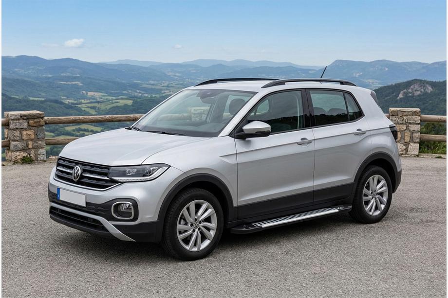 Volkswagen T-Cross 2019– Boční nášlapy Line (2 ks, hliník) Image