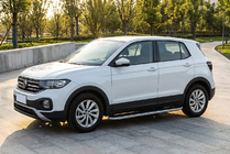 Volkswagen T-Cross 2019– Boční nášlapy Tayga Grey (2 ks, hliník) fotografie 1