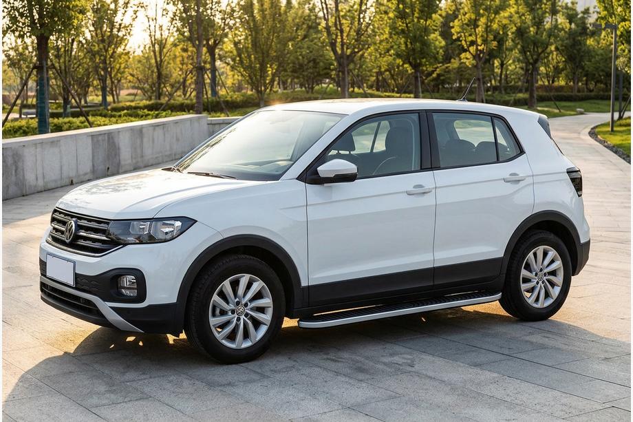 Volkswagen T-Cross 2019– Boční nášlapy Tayga Grey (2 ks, hliník) Image