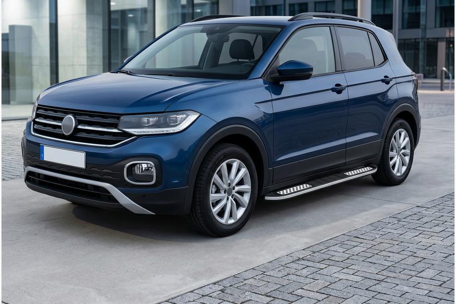 Volkswagen T-Cross 2019– Boční nášlapy Tayga V2 (2 ks, hliník) Image