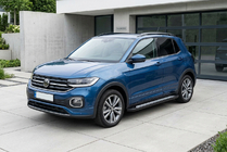 Volkswagen T-Cross 2019– Boční nášlapy Vision New Black (2 ks, hliník) fotografie 1