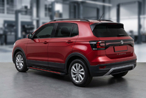 Volkswagen T-Cross 2019– Boční prahy Maya Red (2 ks, hliník) fotografie 1