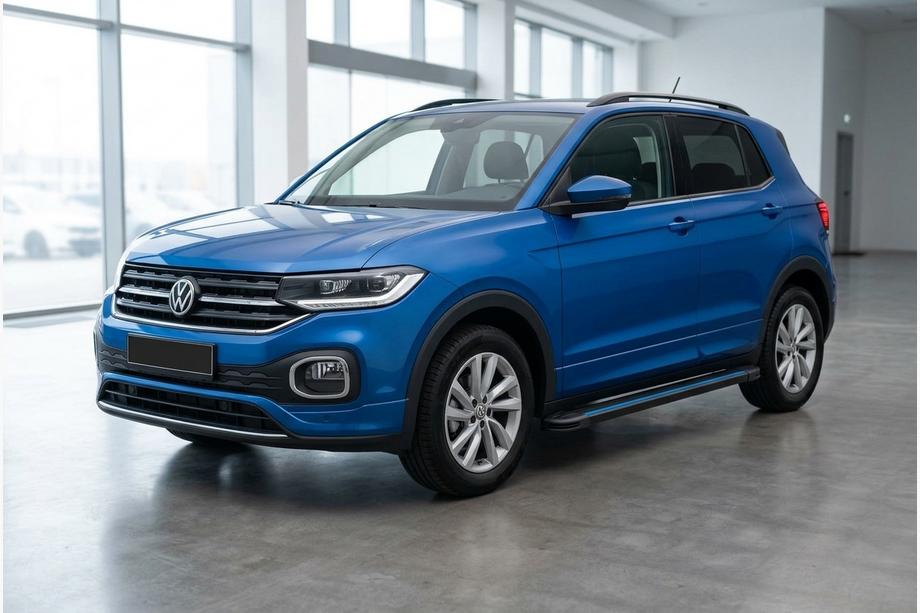 Volkswagen T-Cross 2019– Boční nášlapy Maya Blue (2 ks, hliník) Image