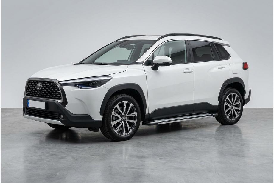 Toyota Corolla Cross 2020– Boční nášlapy Rainbow (2 ks, hliník) Image