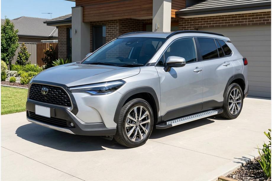Toyota Corolla Cross 2020– Boční nášlapy Vision New Grey (2 ks, hliník) Image