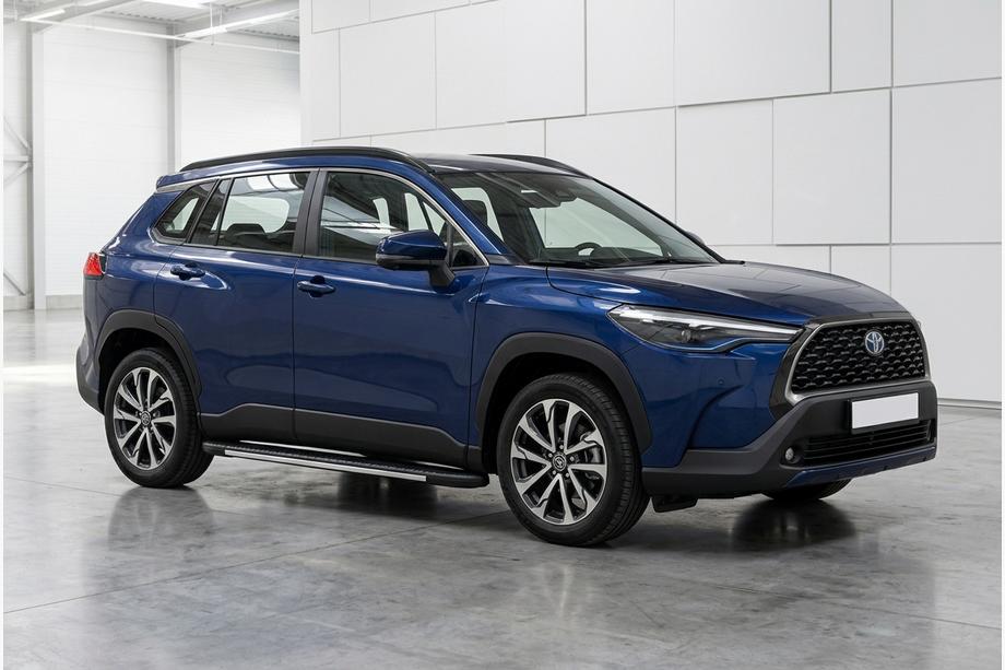 Toyota Corolla Cross 2020– Boční nášlapy Bosphore Grey (2 ks, hliník) Image
