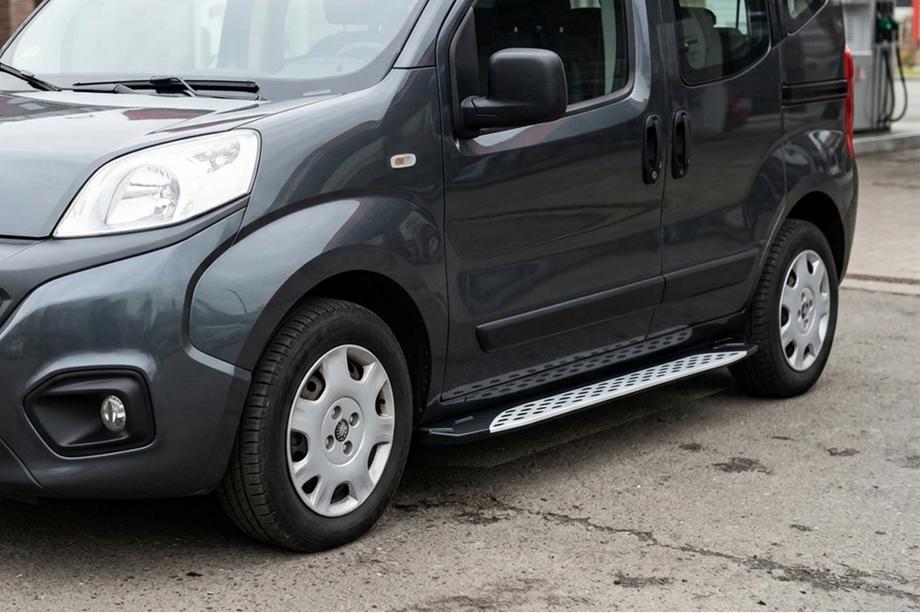 Citroen Nemo 2007–2017 Boční prahy Shining V1 (2 ks, hliník) Image