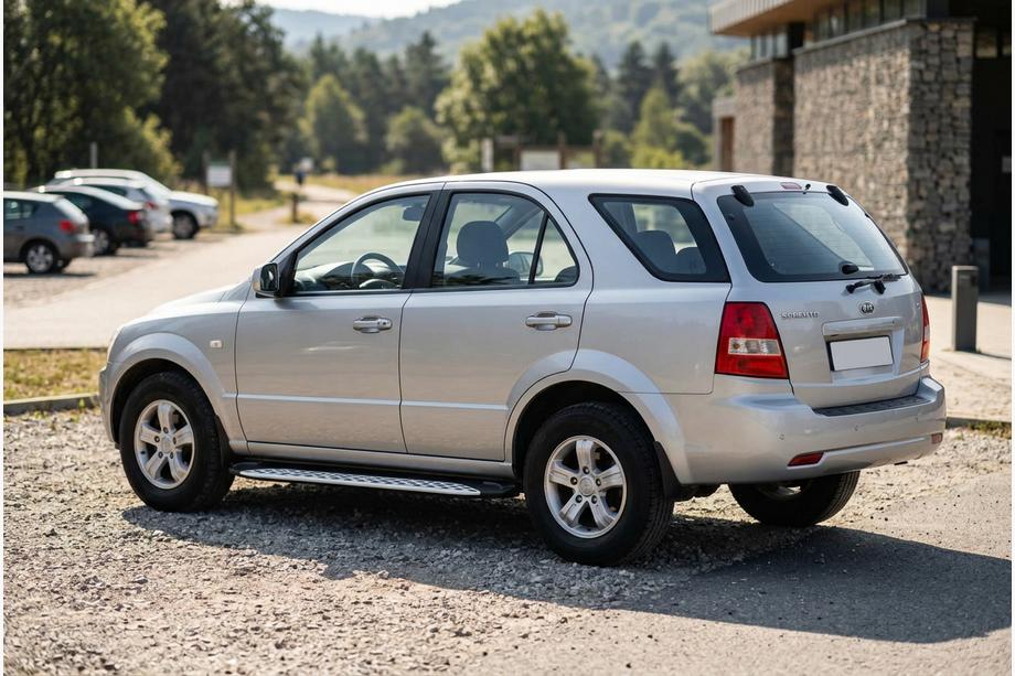 Kia Sorento I BL 2002–2009 Boční prahy Shining V1 (2 ks, hliník) Image