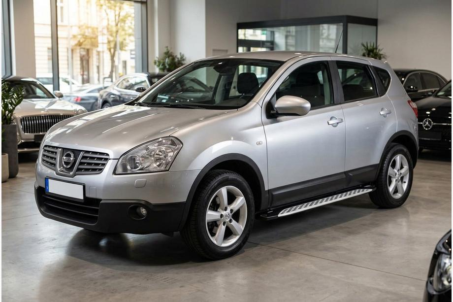 Nissan Qashqai 2007–2010 Boční prahy Shining V1 (2 ks, hliník) Image