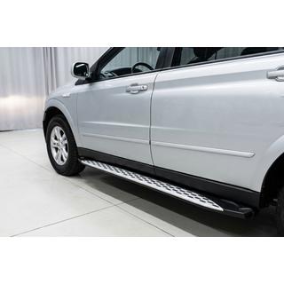 Boční prahy Shining V1 (2 ks, hliník) SsangYong Action 2005–2018 fotografie 1