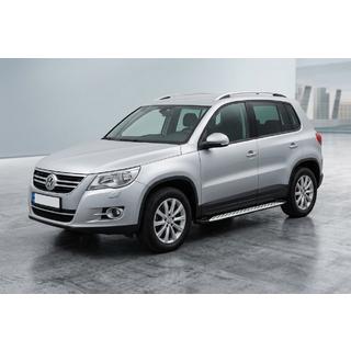 Boční prahy Shining V1 (2 ks, hliník) Volkswagen Tiguan 2007–2016 fotografie 1