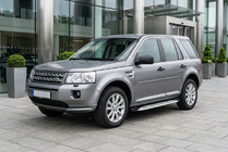 Land Rover Freelander II 2006–2014 Boční prahy Shining V1 (2 ks, hliník) fotografie 1