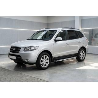 Boční prahy Shining V1 (2 ks, hliník) Hyundai Santa Fe 2 2006–2012 fotografie 1