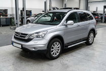 Honda CRV 2007–2011 Boční prahy Shining V1 (2 ks, hliník) fotografie 1
