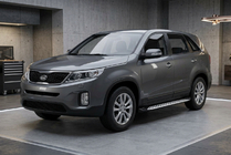 Kia Sorento II XM 2009–2014 Boční prahy Shining V1 (2 ks, hliník) fotografie 1