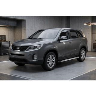 Boční prahy Shining V1 (2 ks, hliník) Kia Sorento II XM 2009–2014 fotografie 1