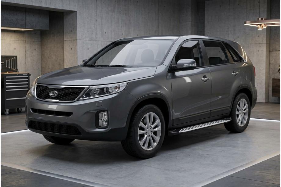 Kia Sorento II XM 2009–2014 Boční prahy Shining V1 (2 ks, hliník) Image