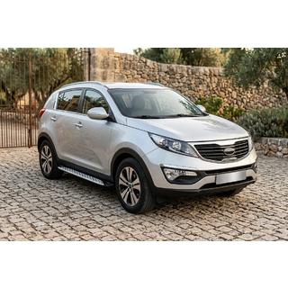 Boční prahy Shining V1 (2 ks, hliník) Kia Sportage 2010–2015 fotografie 1