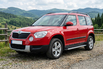 Skoda Yeti 2009–2017 Boční prahy Shining V1 (2 ks, hliník) fotografie 1