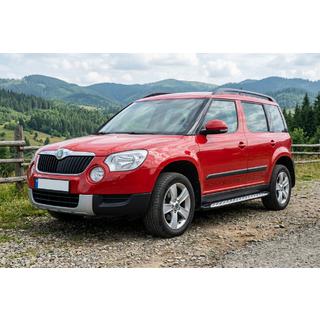 Boční prahy Shining V1 (2 ks, hliník) Skoda Yeti 2009–2017 fotografie 1
