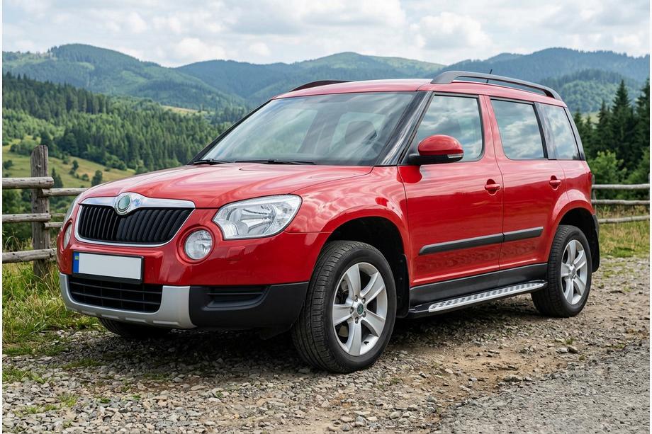 Skoda Yeti 2009–2017 Boční prahy Shining V1 (2 ks, hliník) Image