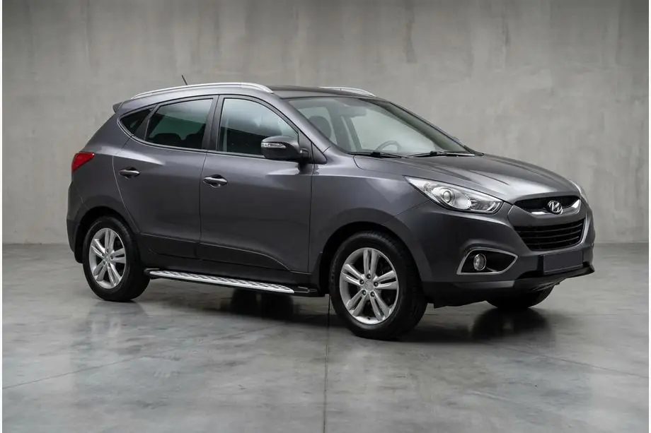 Hyundai IX-35 2010–2015 Boční prahy Shining V1 (2 ks, hliník) Image