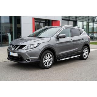 Boční prahy Shining V1 (2 ks, hliník) Nissan Qashqai 2014–2021 fotografie 1
