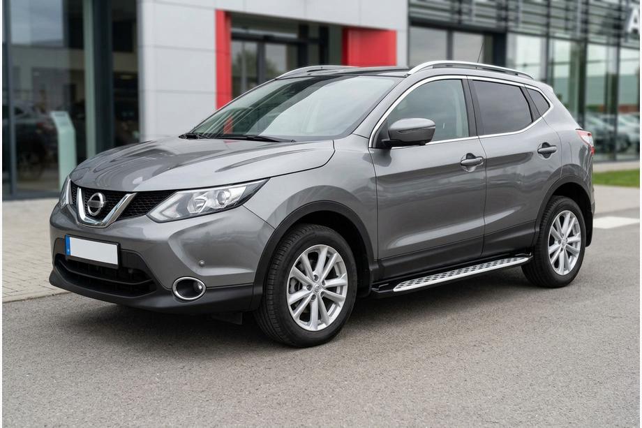 Nissan Qashqai 2014–2021 Boční prahy Shining V1 (2 ks, hliník) Image