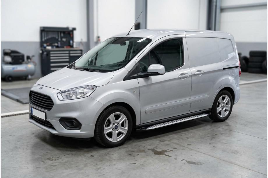 Ford Courier 2014–2023 Boční prahy Shining V1 (2 ks, hliník) Image