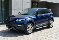Range Rover Evoque 2012–2018 Boční prahy Shining V1 (2 ks, hliník) fotografie 1