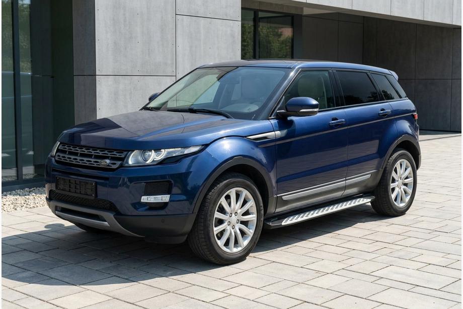 Range Rover Evoque 2012–2018 Boční prahy Shining V1 (2 ks, hliník) Image