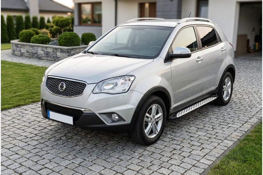SsangYong Korando 2010–2019 Boční prahy Shining V1 (2 ks, hliník) Image