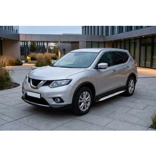 Boční prahy Shining V1 (2 ks, hliník) Nissan X-trail T32/Rogue 2014–2021 fotografie 1
