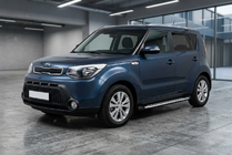 Kia Soul II 2013–2018 Boční prahy Shining V1 (2 ks, hliník) fotografie 1