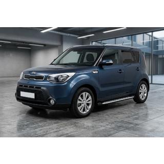 Boční prahy Shining V1 (2 ks, hliník) Kia Soul II 2013–2018 fotografie 1