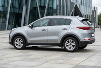 Kia Sportage 2015–2021 Boční prahy Shining V1 (2 ks, hliník) fotografie 1