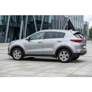 Boční prahy Shining V1 (2 ks, hliník) Kia Sportage 2015–2021 fotografie 1